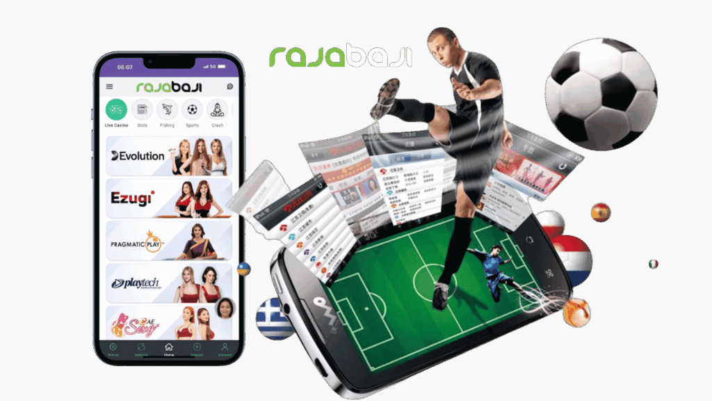 Getting into the action on the Rajabaji app is a breeze: